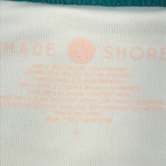 Shade And Shore Women's Size Large 12-14 Ribbed Hipster Bikini Swim Bottom New - Picture 5 of 8